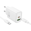 Сетевое зарядное устройство HOCO N63 White + USB-C - USB-C Cable - 6942007644402