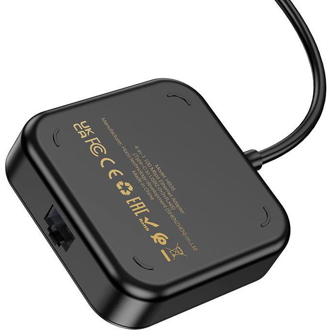 USB-концентратор HOCO HB35 Black - фото 4
