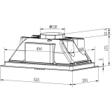 Вытяжка Evelux Margit 60 W
