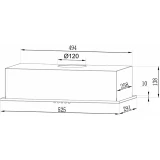 Вытяжка LEX GS Bloc Light 600 Black (CHTI000374)