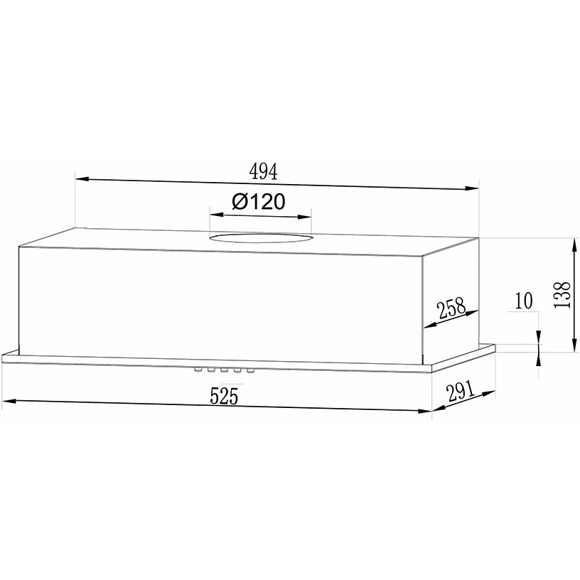 Вытяжка LEX GS Bloc Light 600 Black - CHTI000374 - фото 7