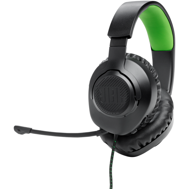 Гарнитура JBL Quantum 100 Green - JBLQ100XBLKGRN - фото 4