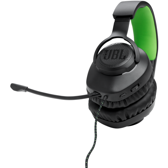 Гарнитура JBL Quantum 100 Green - JBLQ100XBLKGRN - фото 7