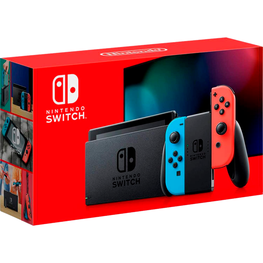 Игровая консоль Nintendo Switch Neon Red/Neon Blue (HAD-S-KABAH) - 4902370550733 - фото 3