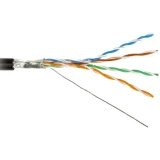 Бухта Hyperline FUTP4R-C5E-S24-OUT-PE-BK-500, 500м