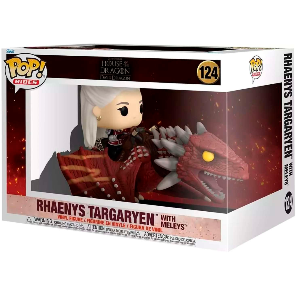 Фигурка Funko POP! Rides Deluxe HOTD S3 Rhaenys Targaryen with Meleys - 79719 - фото 2
