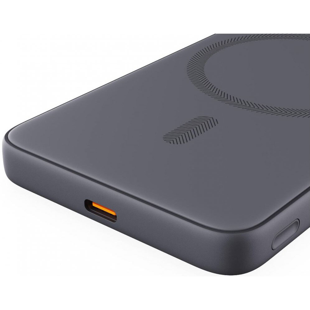 Внешний аккумулятор Aukey MagFusion Slim 5000 Magnetic Wireless Grey - APB-PB-MS03 - фото 3