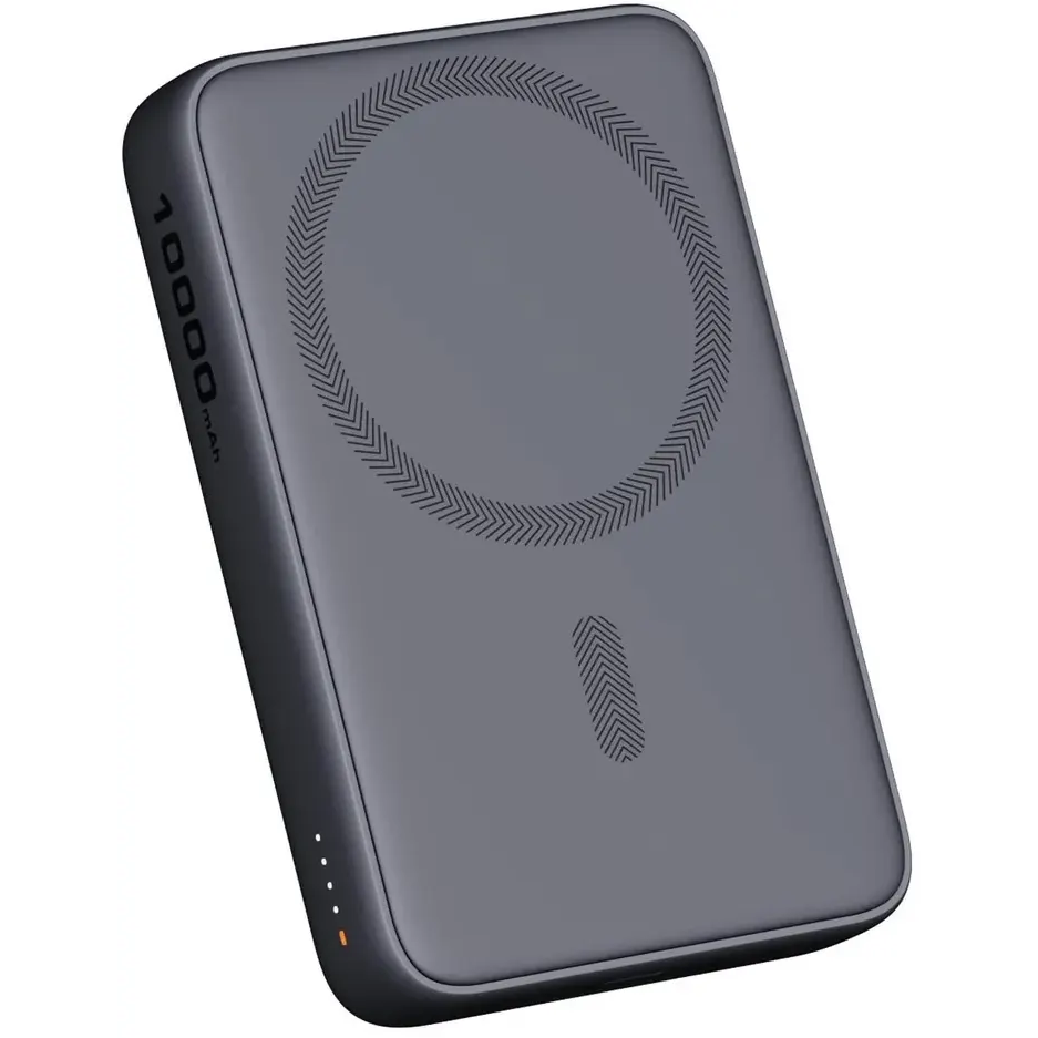 Внешний аккумулятор Aukey Magnetic 10000 Qi Grey - APB-PB-MS04BK