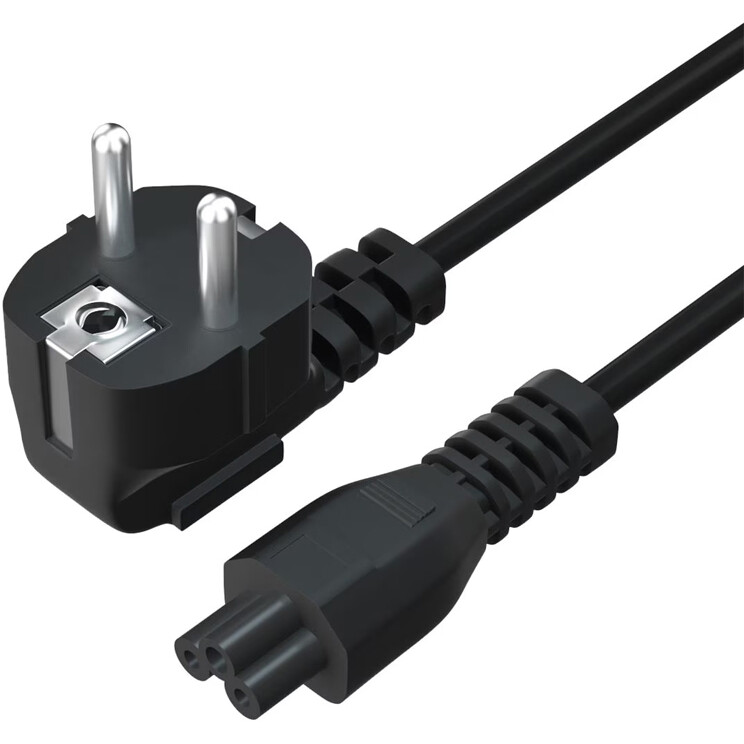 Кабель питания Schuko - C5, 1м, Lyambda LH-03-BK