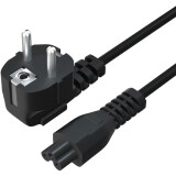 Кабель питания Schuko - C5, 1м, Lyambda LH-03-BK