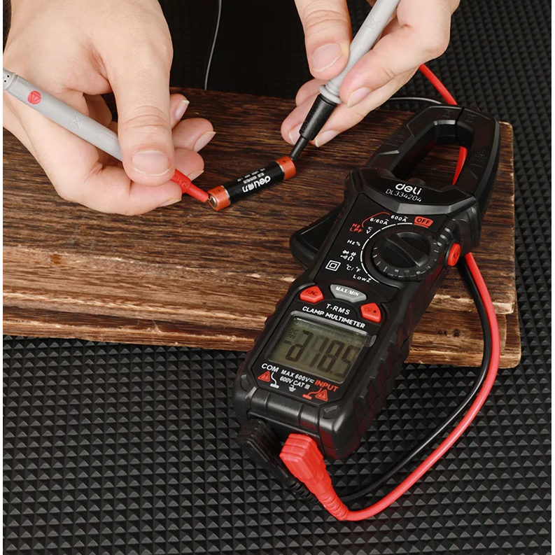 Токоизмерительные клещи Deli DL334204 - фото 4