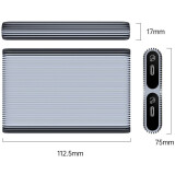 Внешний корпус для SSD M.2 Orico AM2C3-2SN Grey (ORICO-AM2C3-2SN-GY-BP)