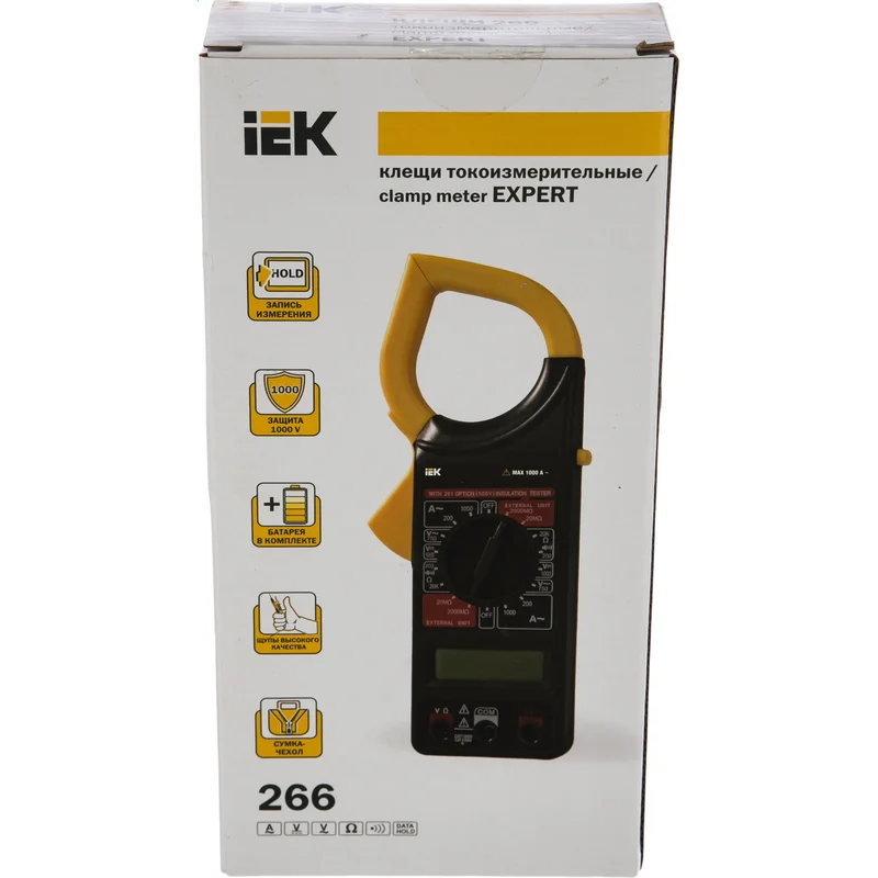Токоизмерительные клещи IEK Expert 266 - TCM-1S-266 - фото 3