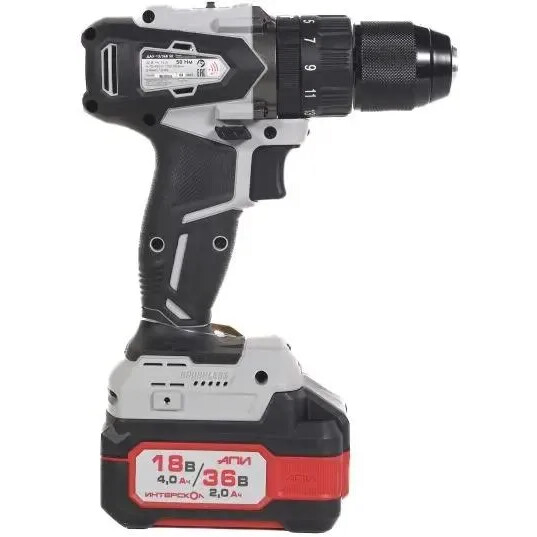 Дрель Интерскол ДАУ-13/36В 50 - 850.2.2.70 - фото 3