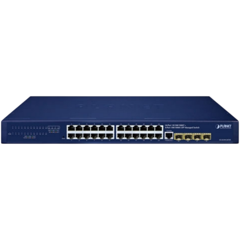 Коммутатор (свитч) PLANET GS-4210-24T4S - фото 2