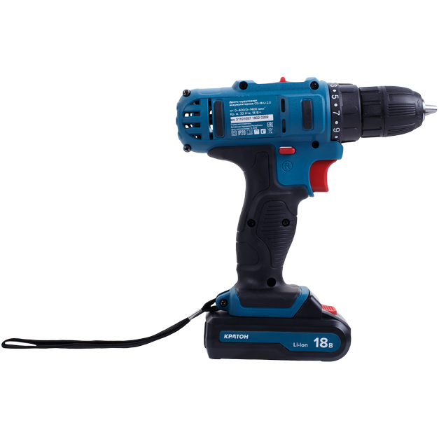 Дрель-шуруповёрт КРАТОН CD-18-Li-2,0 - 3 11 01 057 - фото 3