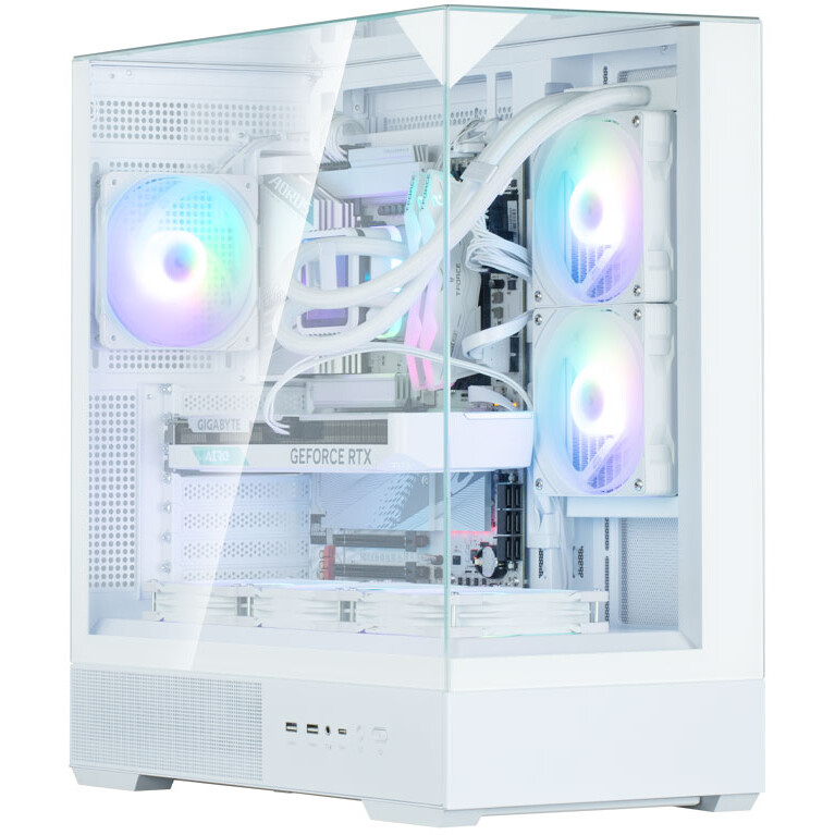 Корпус Zalman P40 Prism White - фото 10
