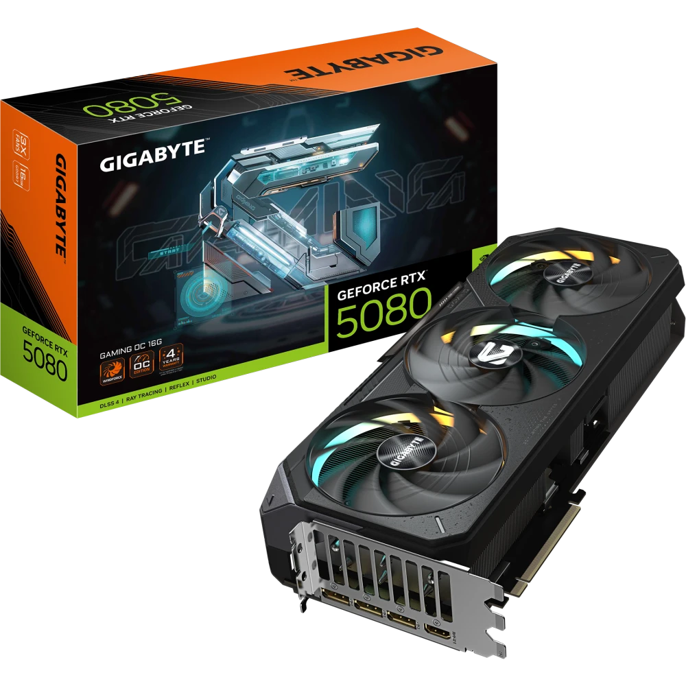 Видеокарта NVIDIA GeForce RTX 5080 Gigabyte GAMING OC 16Gb (GV-N5080GAMING OC-16GD) - фото 10