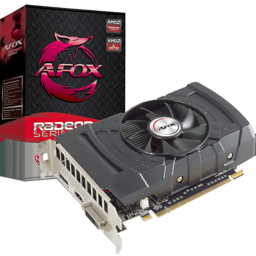 Видеокарта AMD Radeon RX 550 AFOX 4Gb (AFRX550-4096D5H3) - фото 3