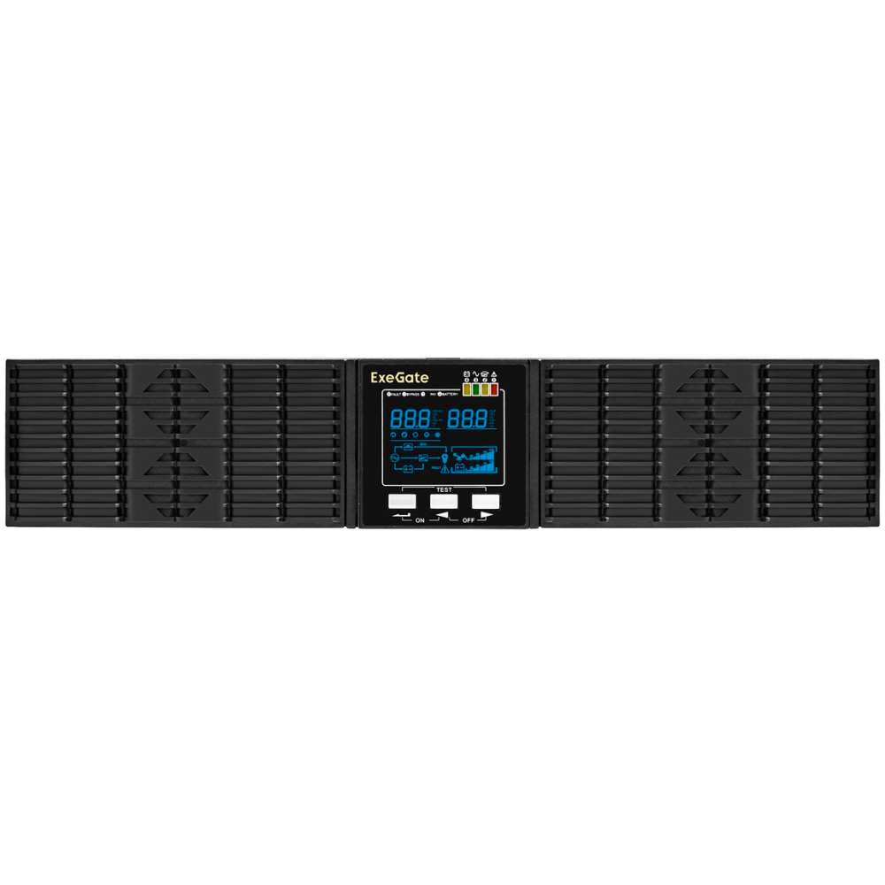ИБП ExeGate PowerExpert ULS-3000.LCD.AVR.6C13.USB.RS232.SNMP.BC.2U (C13,USB) - EX297668RUS - фото 2
