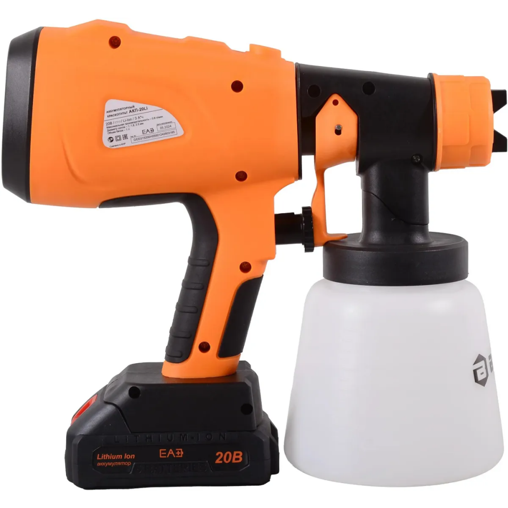 Краскопульт Вихрь АКП-20Li - 72/17/5 - фото 3