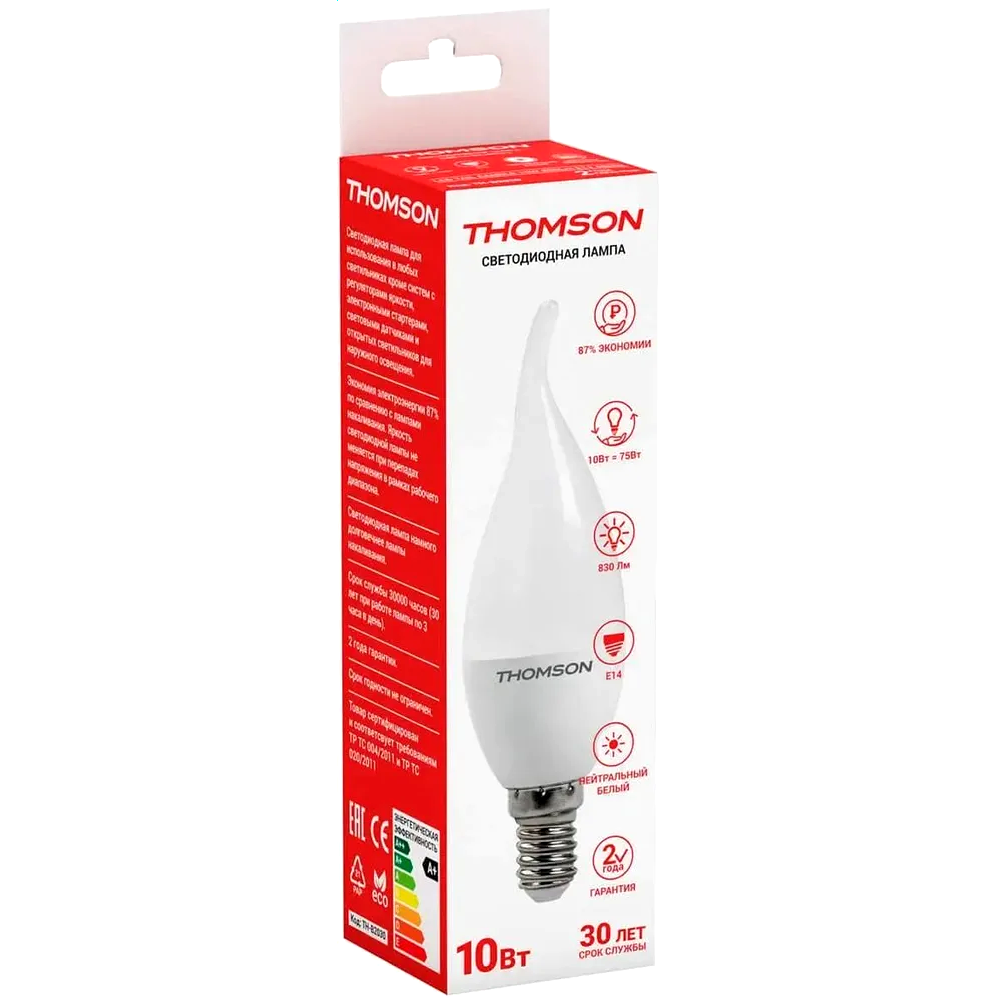 Светодиодная лампочка Thomson TH-B2030 (10 Вт, E14) - фото 2