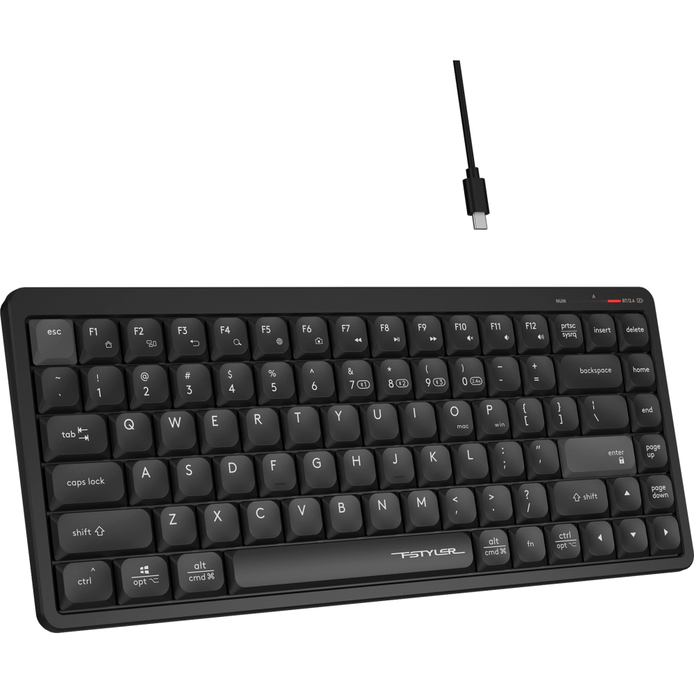 Клавиатура A4Tech Fstyler FBX53C Black - фото 3