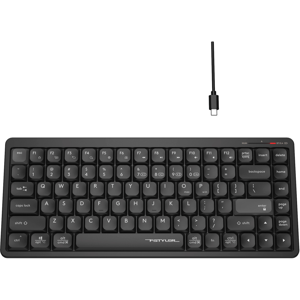 Клавиатура A4Tech Fstyler FBX53C Black - фото 7