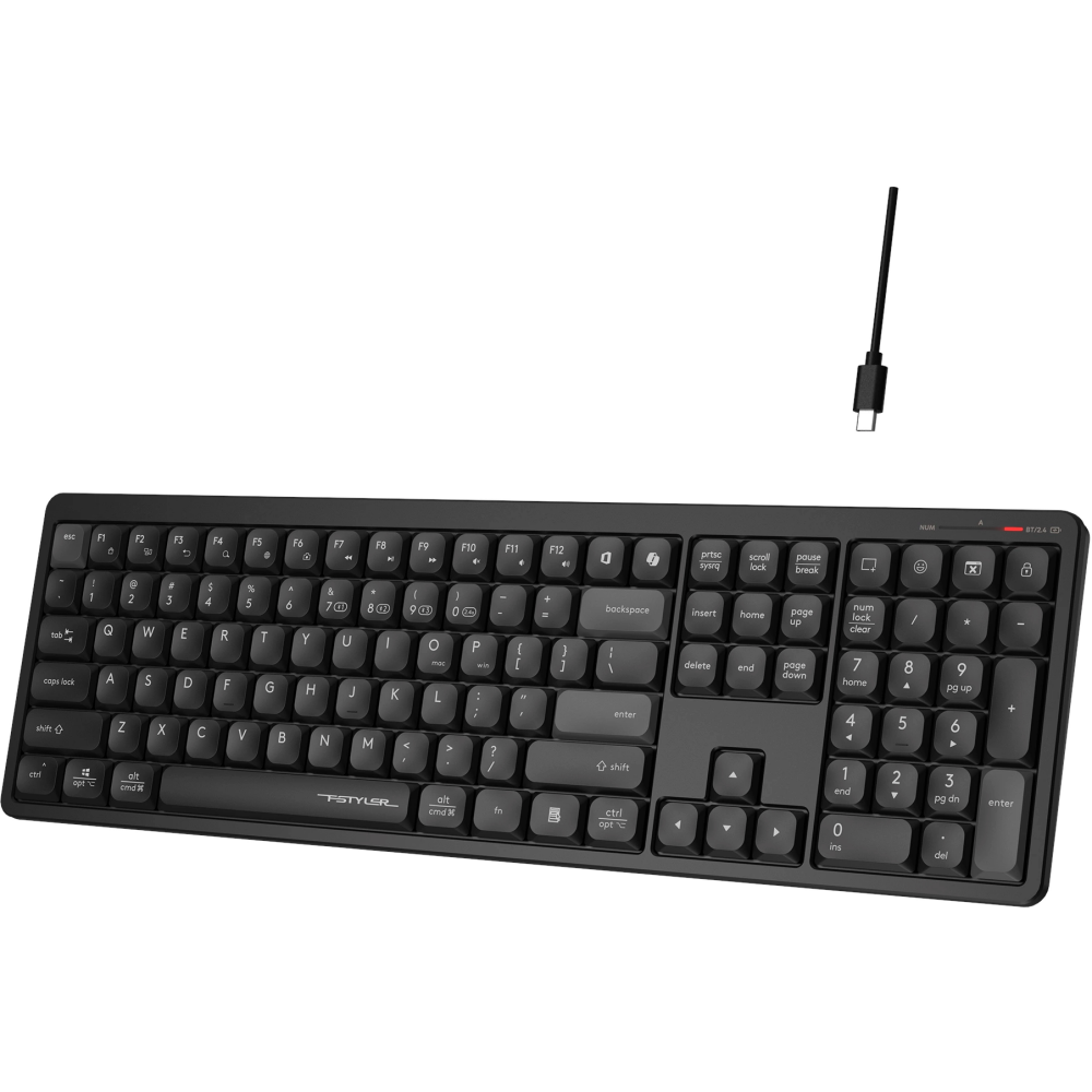 Клавиатура A4Tech Fstyler FBX55C Black - фото 4