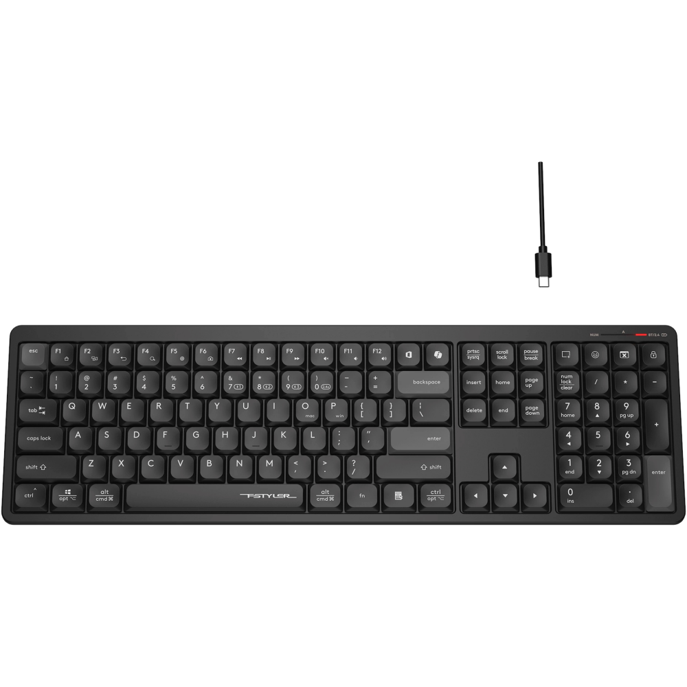 Клавиатура A4Tech Fstyler FBX55C Black - фото 7