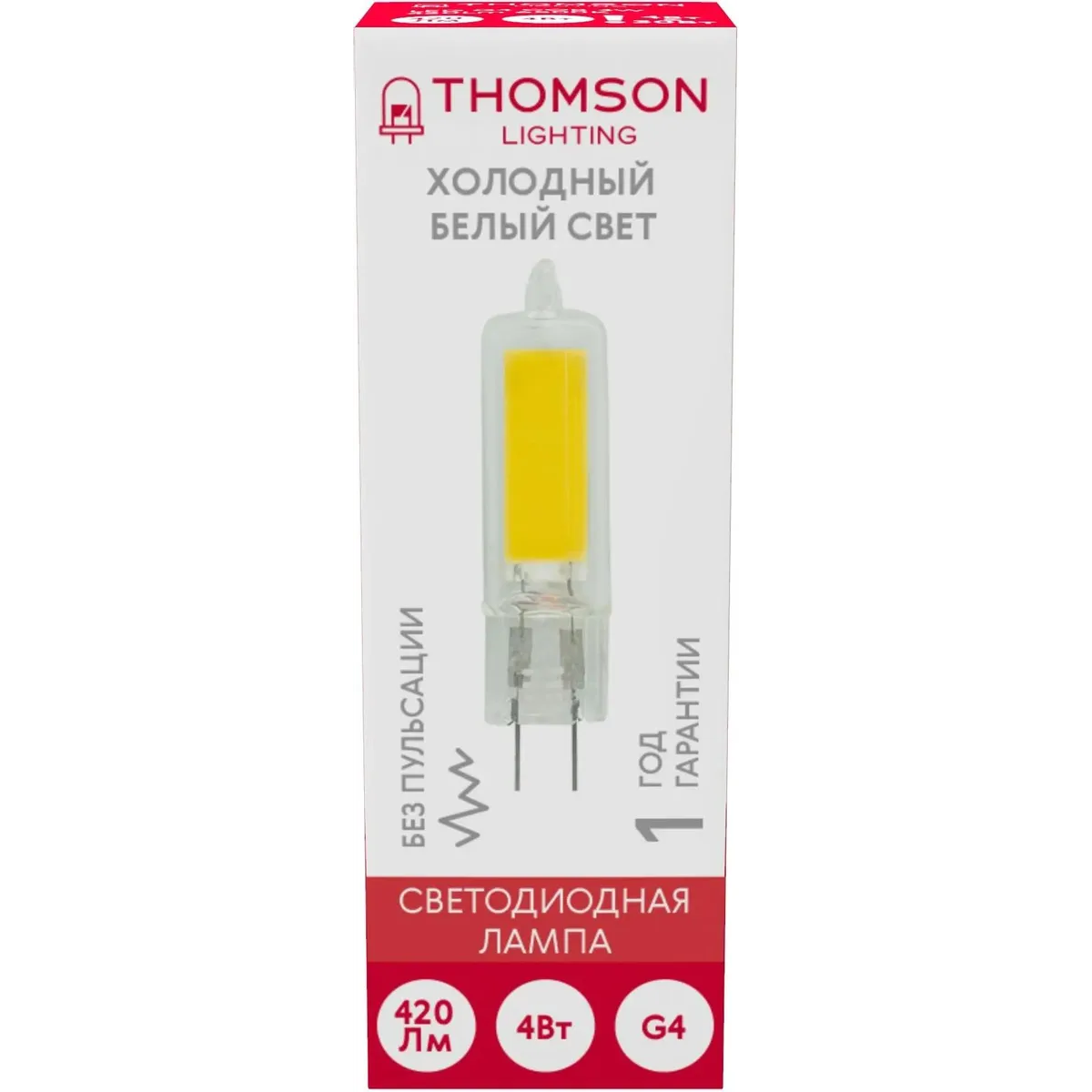 Светодиодная лампочка Thomson TH-B4219 (4 Вт, G4) - фото 2
