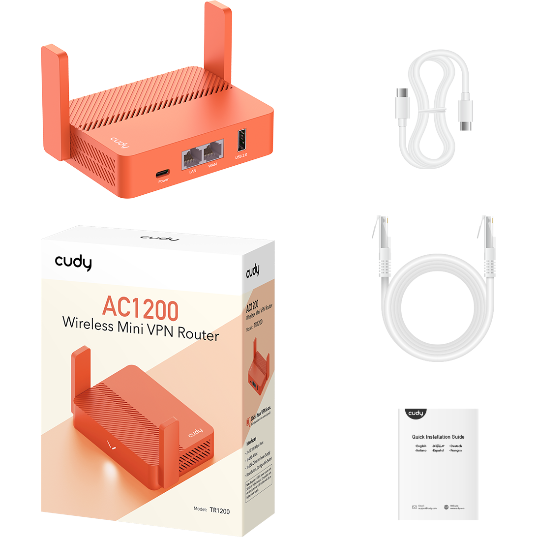Wi-Fi маршрутизатор (роутер) Cudy TR1200 - фото 4