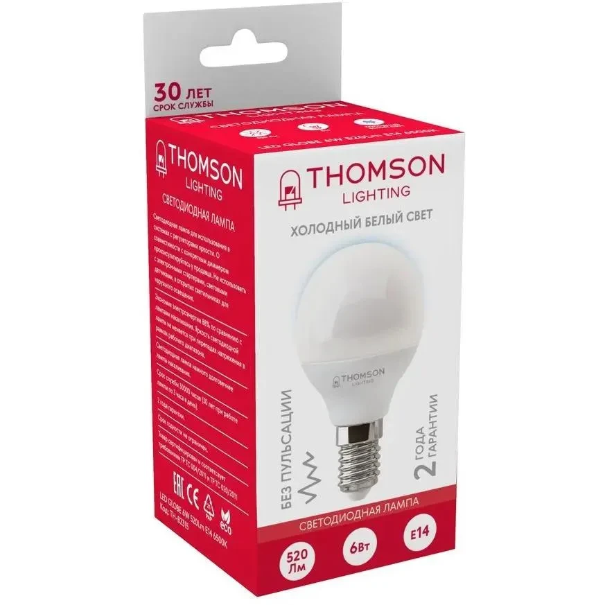 Светодиодная лампочка Thomson TH-B2315 (6 Вт, E14) - фото 2