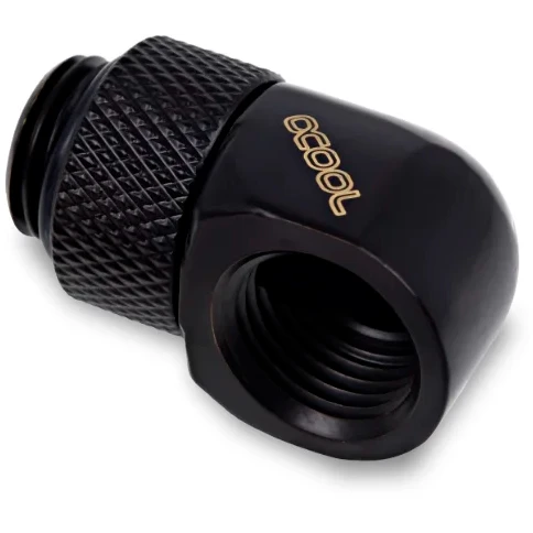 Угловой адаптер Alphacool Eiszapfen 90° Deep Black 4 шт. (17615) - фото 2