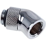Угловой адаптер Alphacool Eiszapfen 45° rotatable - Chrome (17247)