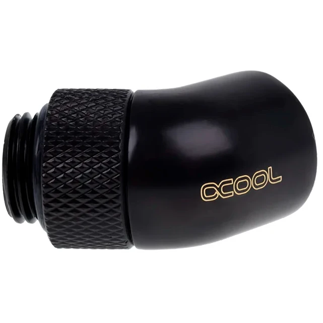 Угловой адаптер Alphacool Eiszapfen 45° rotatable - Deep Black (17246) - фото 2