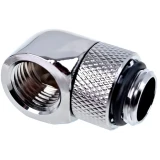 Угловой адаптер Alphacool Eiszapfen L-connector rotatable - Chrome (17249)