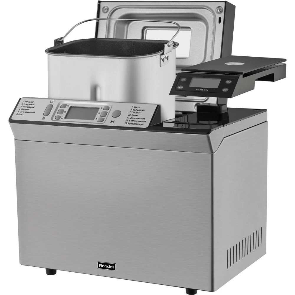 Хлебопечь Rondell RDE-1641 White - фото 2