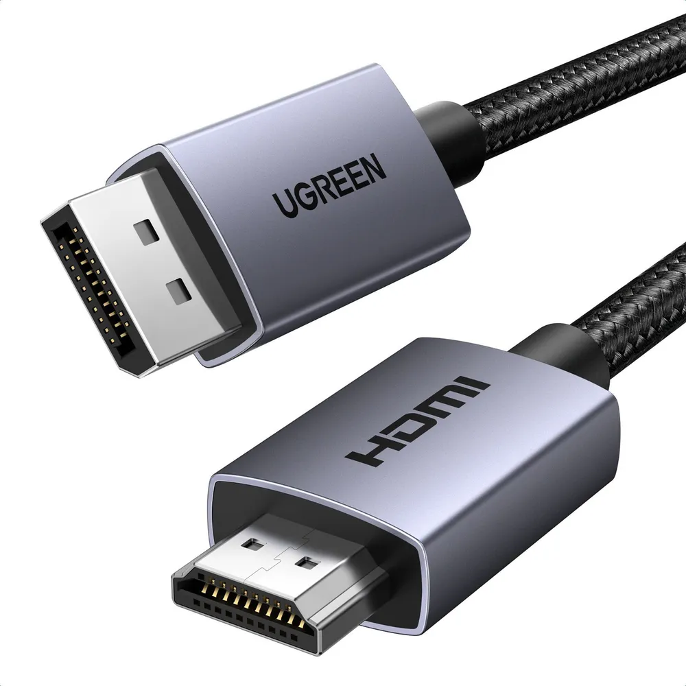 Кабель DisplayPort (M) - HDMI (M), 3м, UGREEN DP125
