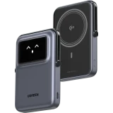 Внешний аккумулятор UGREEN Uno Magnetic Wireless Power Bank 10000mAh 15W Grey (45329)