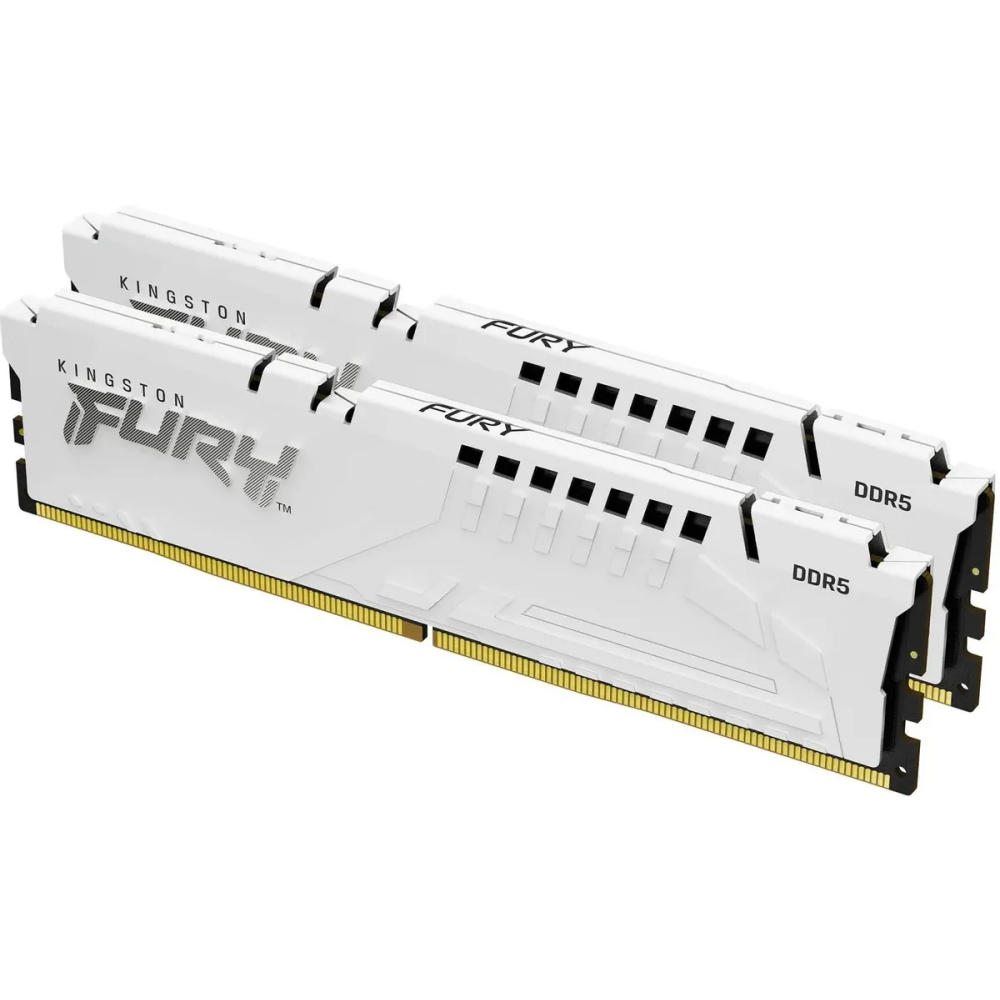 Оперативная память 64Gb DDR5 6000MHz Kingston Fury Beast White (KF560C30BWK2-64) (2x32Gb KIT) - фото 2