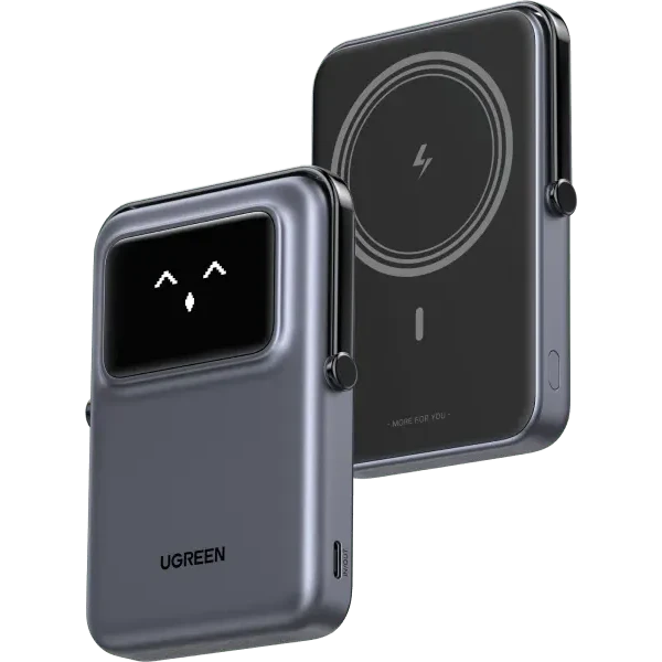 Внешний аккумулятор UGREEN Uno Magnetic Wireless Power Bank 10000mAh 7.5W Gray - 45327