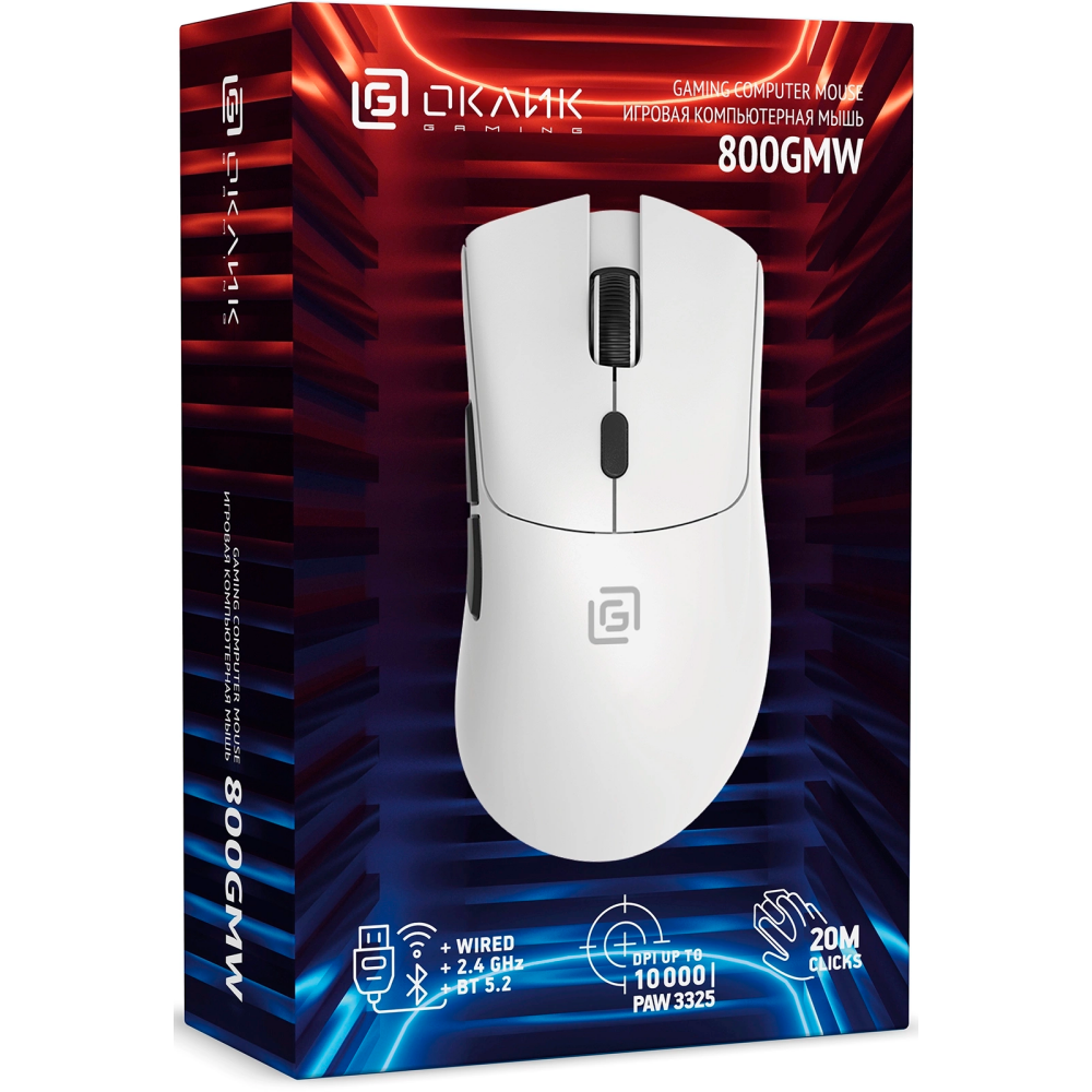 Мышь Oklick 800GMW Black - фото 6