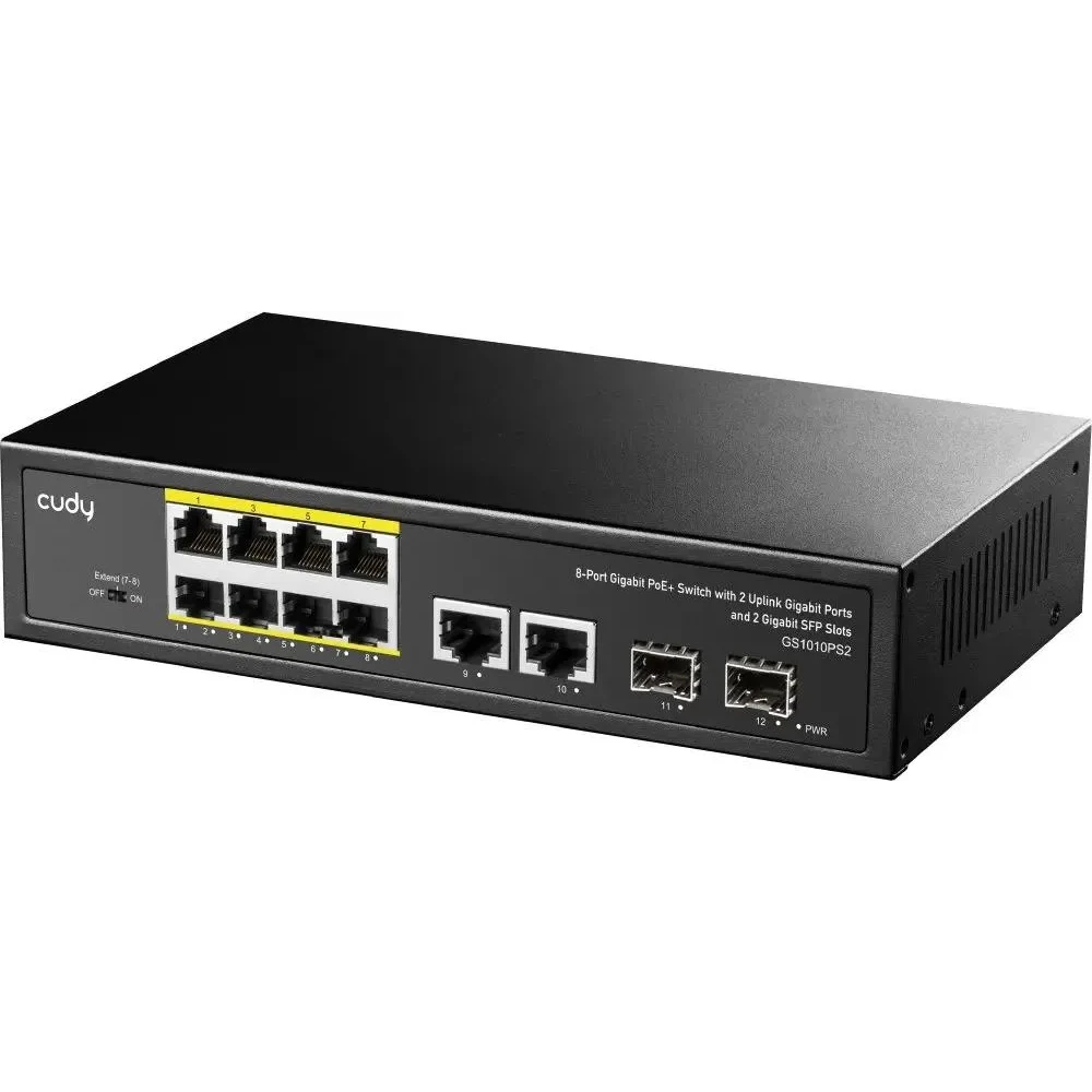 Коммутатор (свитч) Cudy GS1010PS2 - фото 2