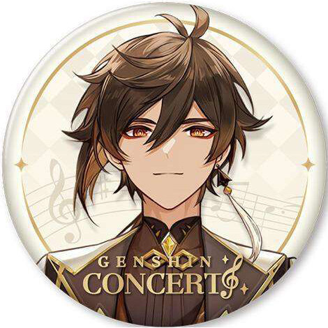 Значок miHoYo Genshin Impact Captain Earthly Zhongli (6976525001935)