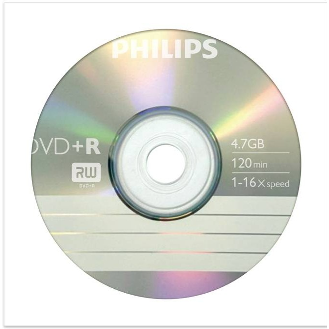 Диск DVD+R Philips 4.7GB 16x Paper Cover (1 шт.)