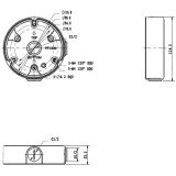 Монтажная коробка Dahua DH-PFA136