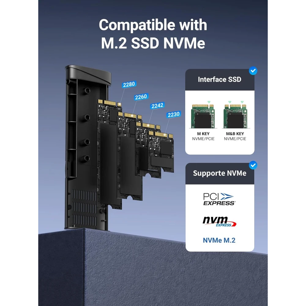 Внешний корпус для SSD M.2 UGREEN CM767 (35267) - фото 2