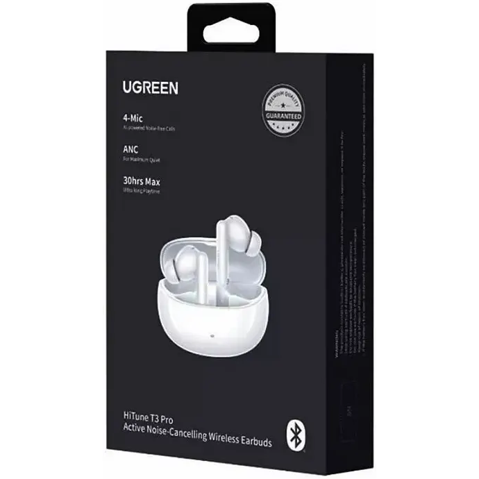 Гарнитура UGREEN HiTune T3 Pro White (WS206) - 35725 - фото 2