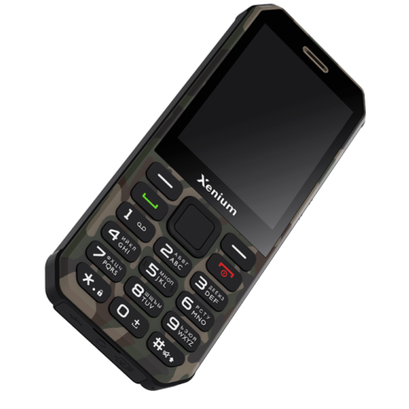 Телефон Philips Xenium X300 Green - CTX300GC/00 - фото 3